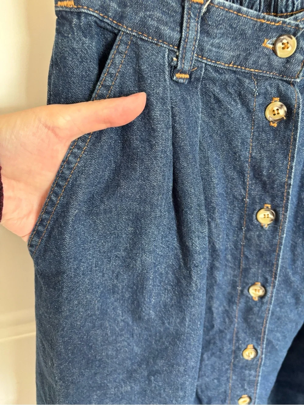 Vintage American Profile Jean Skirt